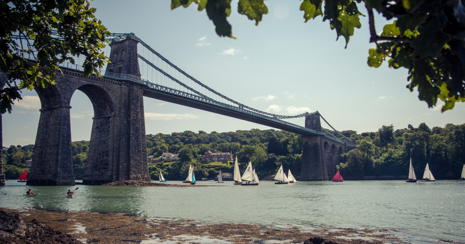 Boats on the Menai Straights
