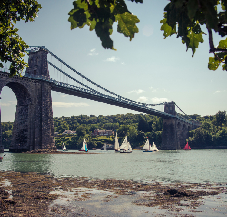 Boats on the Menai Straights